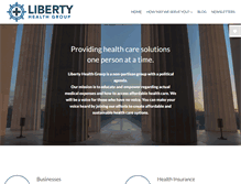 Tablet Screenshot of libertyhealthgroup.com